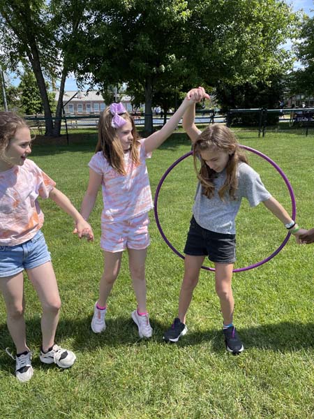 Students Outside During Picnic